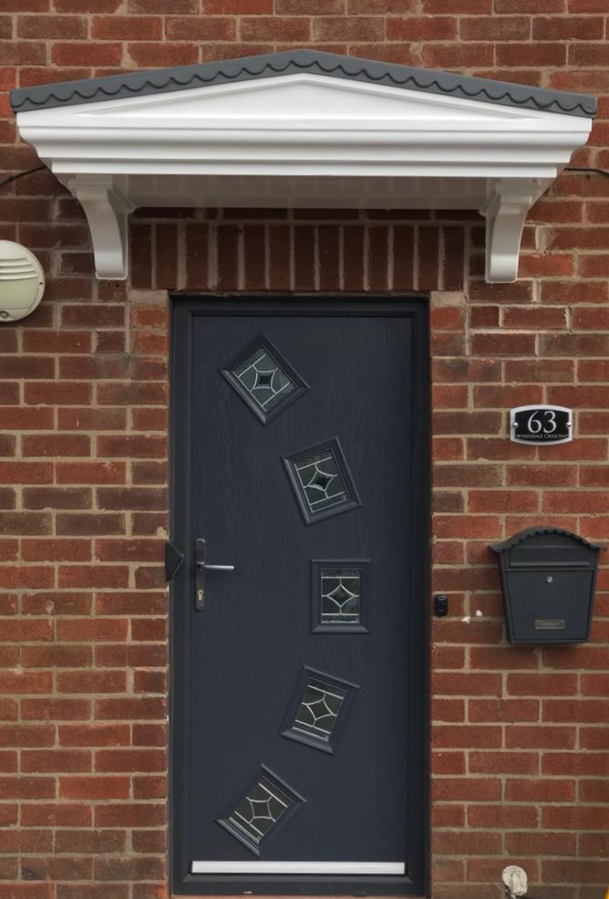 Door-canopy-installation
