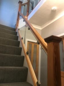glass balustrade stairs