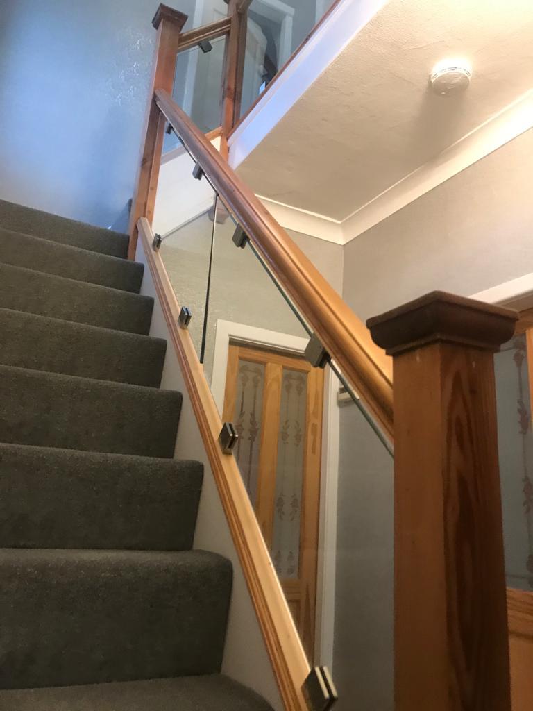 glass balustrade stairs