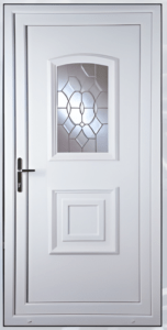 Stylish UPVC entrance door in the Northwest.